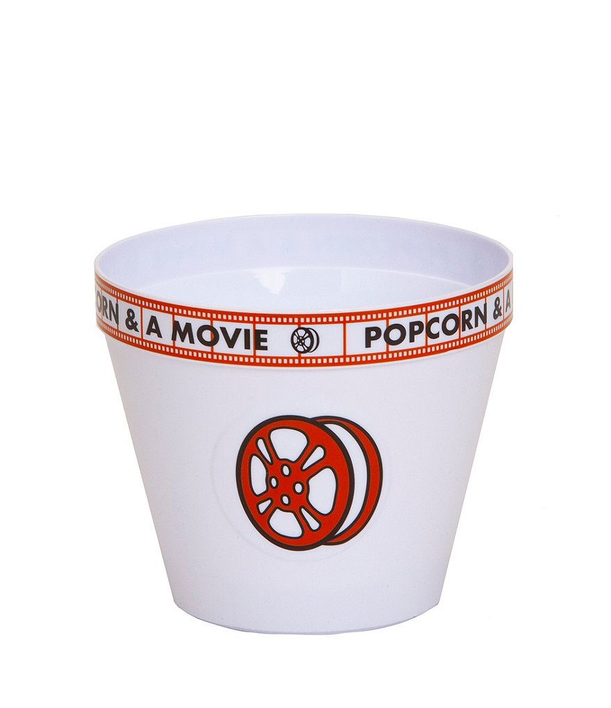 Wabash Valley Farms Stainless Steel Whirley Pop with Movie Clapboard Gift Set and Popcorn Buckets