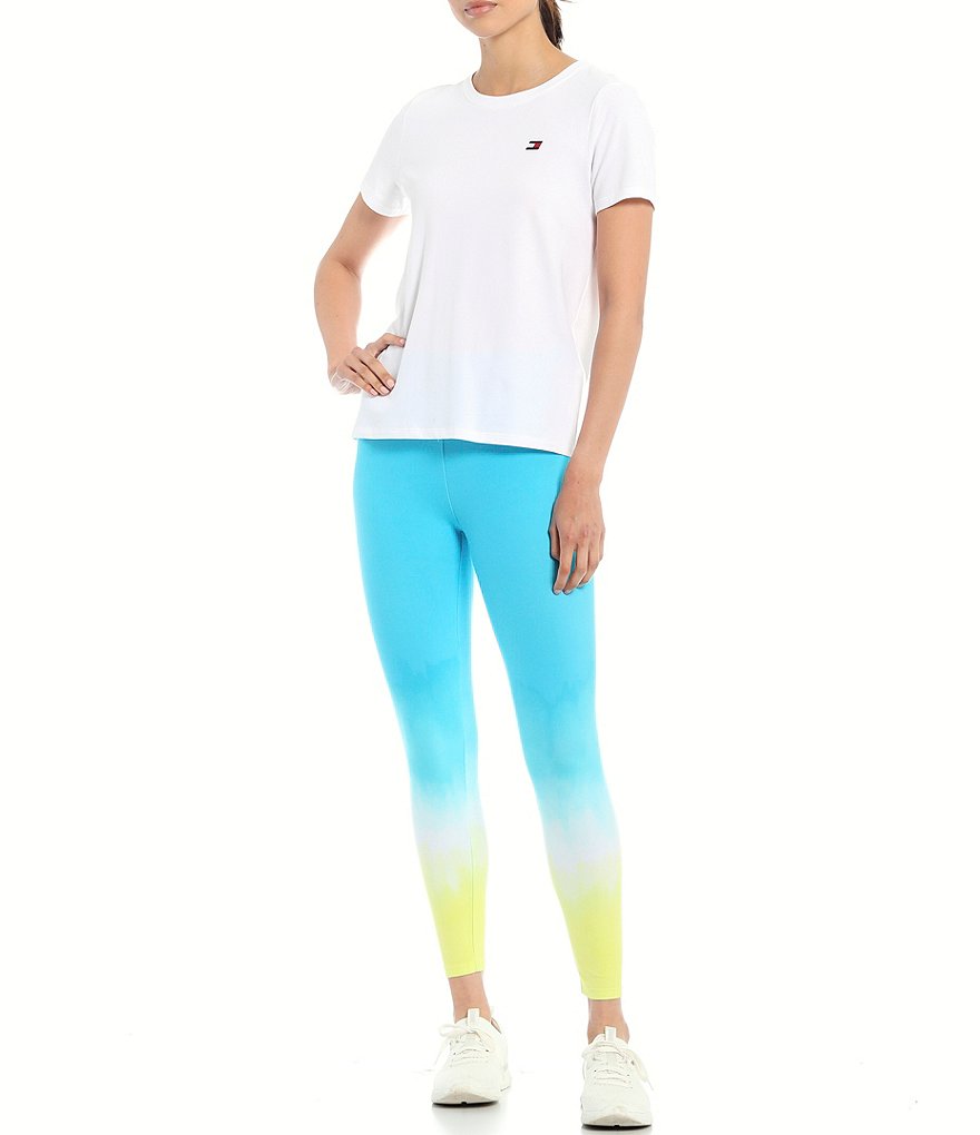 Marc New York Ombre Tie Dye High Rise 7/8 Pull-On Leggings