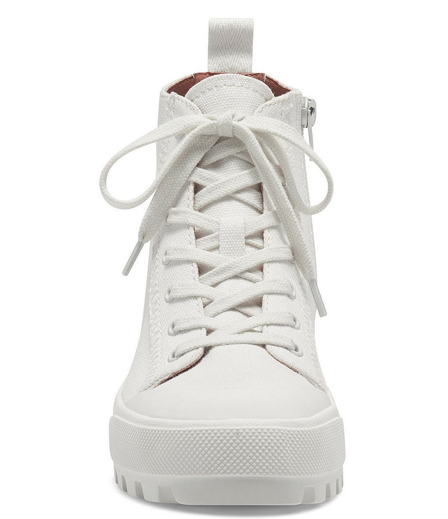 Lucky Brand Eisley High Top Lugged Canvas Lug Sole Sneakers
