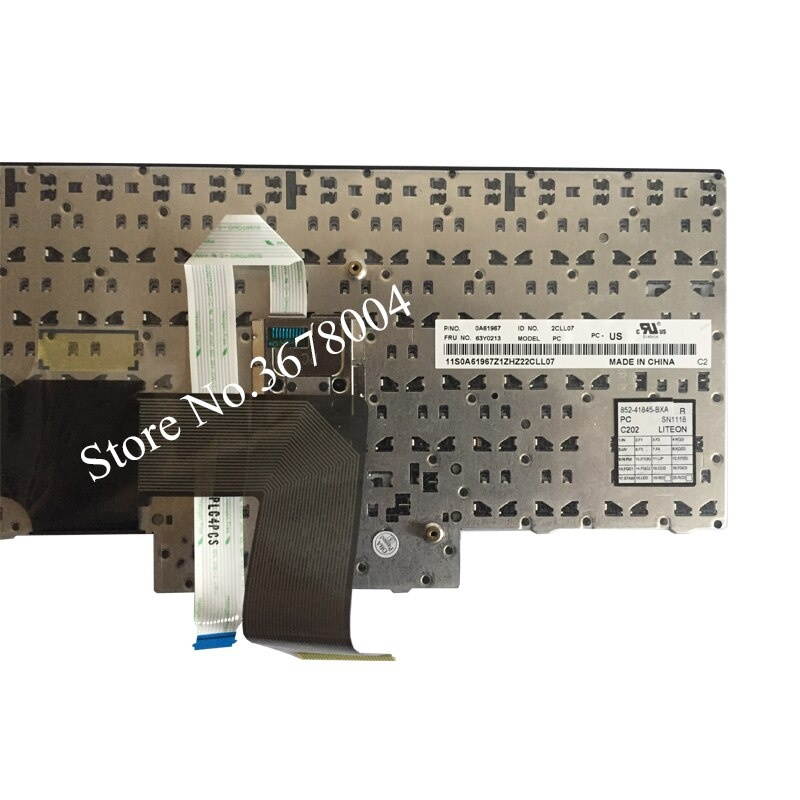 New US laptop keyboard for Lenovo IBM E420 E425 E420S E320 E325 S420 US keyboard 63Y0213 black