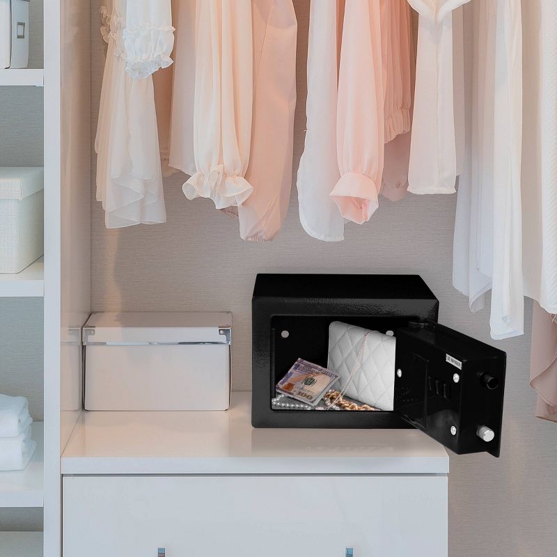 Digital Security Safe Box Black - Fleming Supply