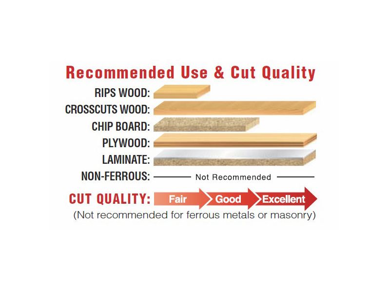 Freud LU80R010 10 in. 80 Tooth Plywood and Melamine Saw Blade