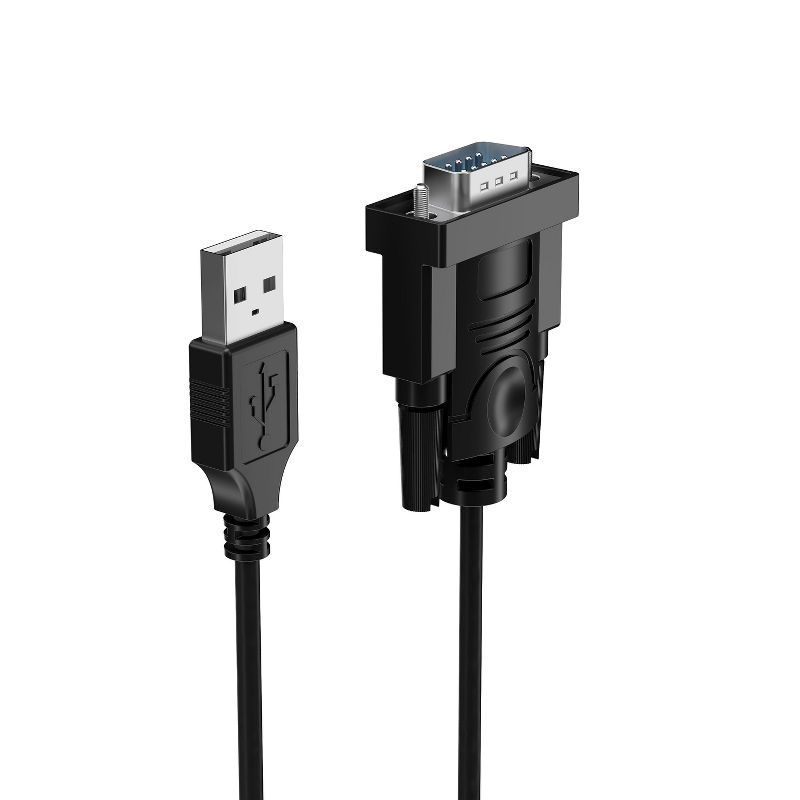 NXT Technologies 1' USB/9-Pin Serial, Black NX29764