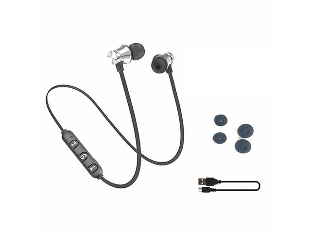 AutofeelSunriseoffice Magnetic Attraction Bluetooth Earphone Headset Sports Wireless Bluetooth 4.2 With Charging Cable Build-in Mic Headphones