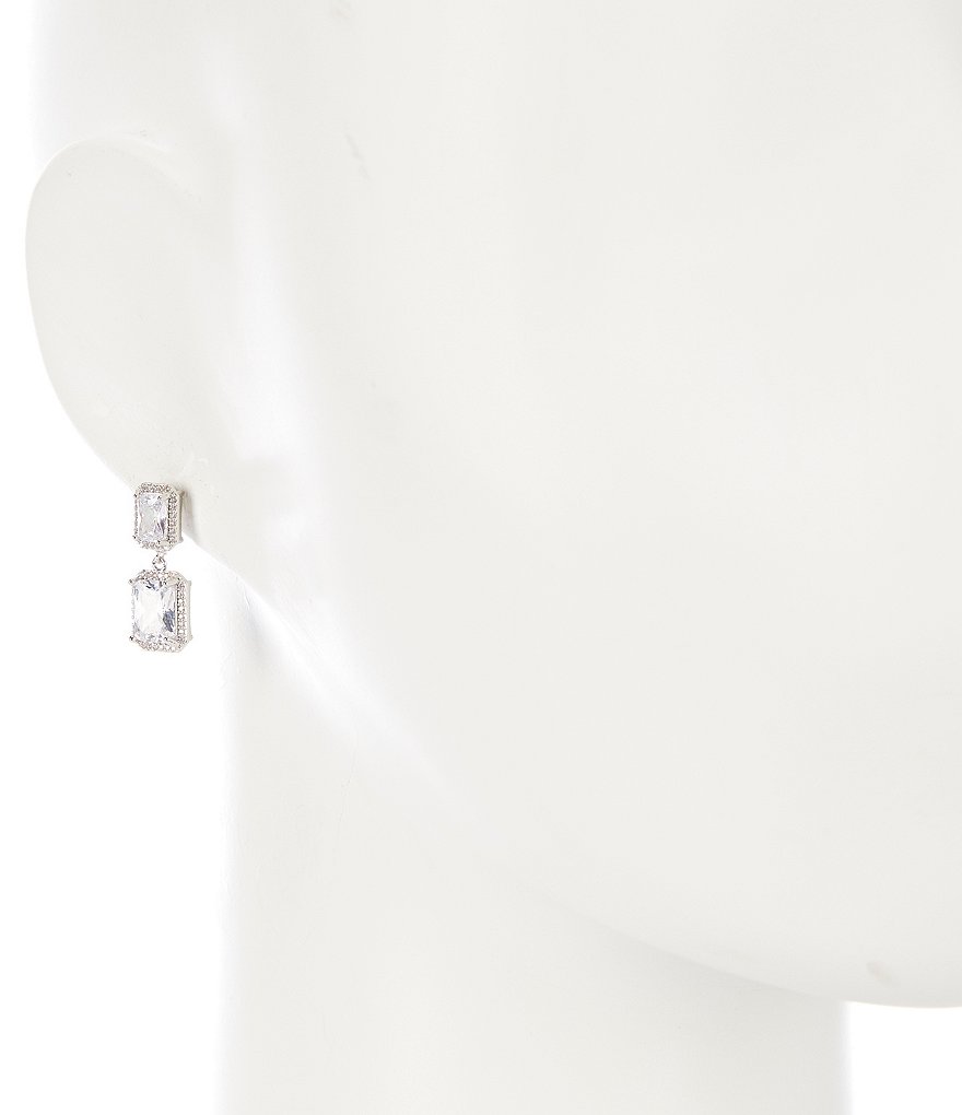 Cezanne Square Drop Earrings