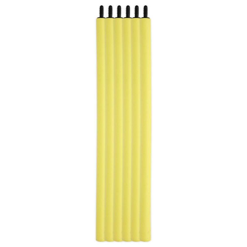 Annie Flex Grip Yellow Rollers - 6ct