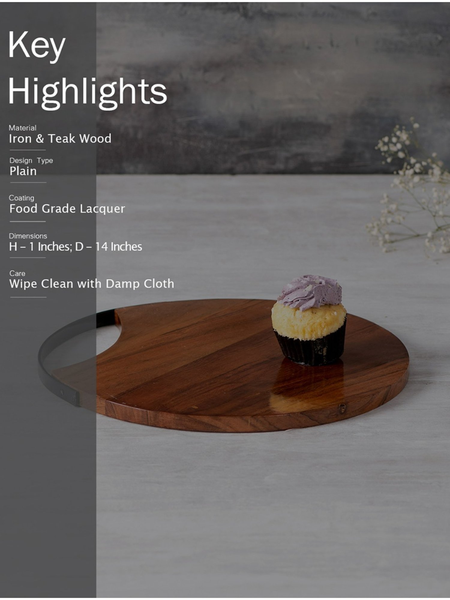 Sumeet S.S. Heavy Gauge Multi Purpose Plates with Mirror Finish Set of 9pc ( Dia-17cm, 22cm,27.5cm)