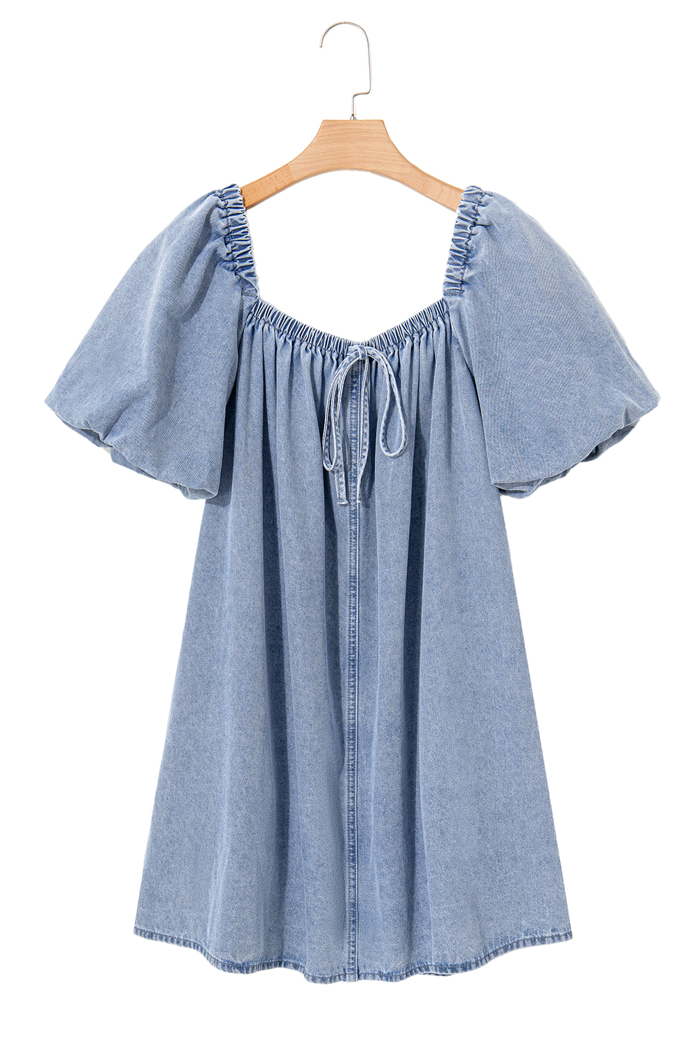 White Frill Mock Neck Sleeveless Tiered Floral Dress