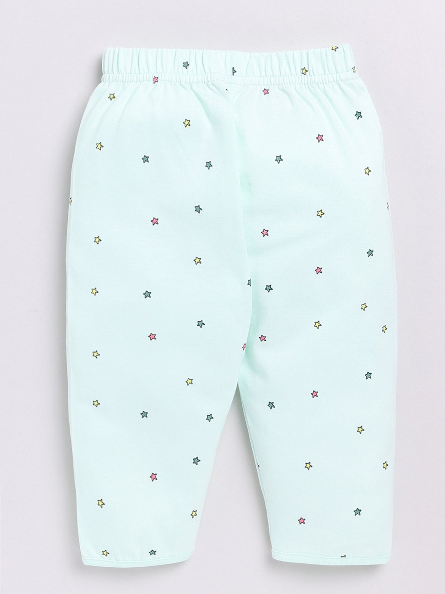 Clt.s Unisex Mint Green Printed Full Sleeves Shirt With Pyjamas