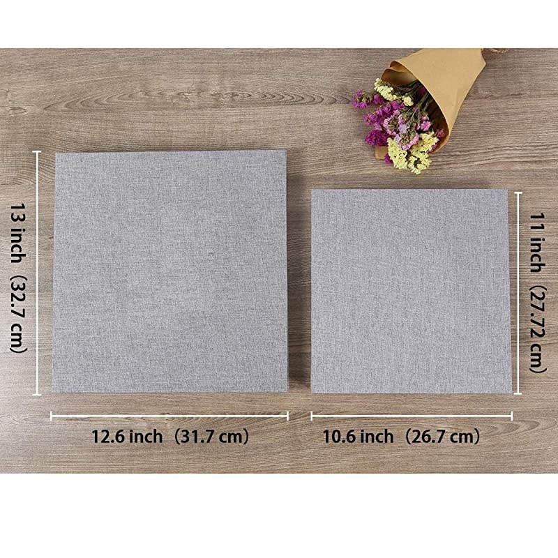 Album Self Adhesive 3x5 4x6 5x7 85x11 Magnetic Scrapbook Album DIY Length 11 x Width 108 Inches with A Metallic Pen