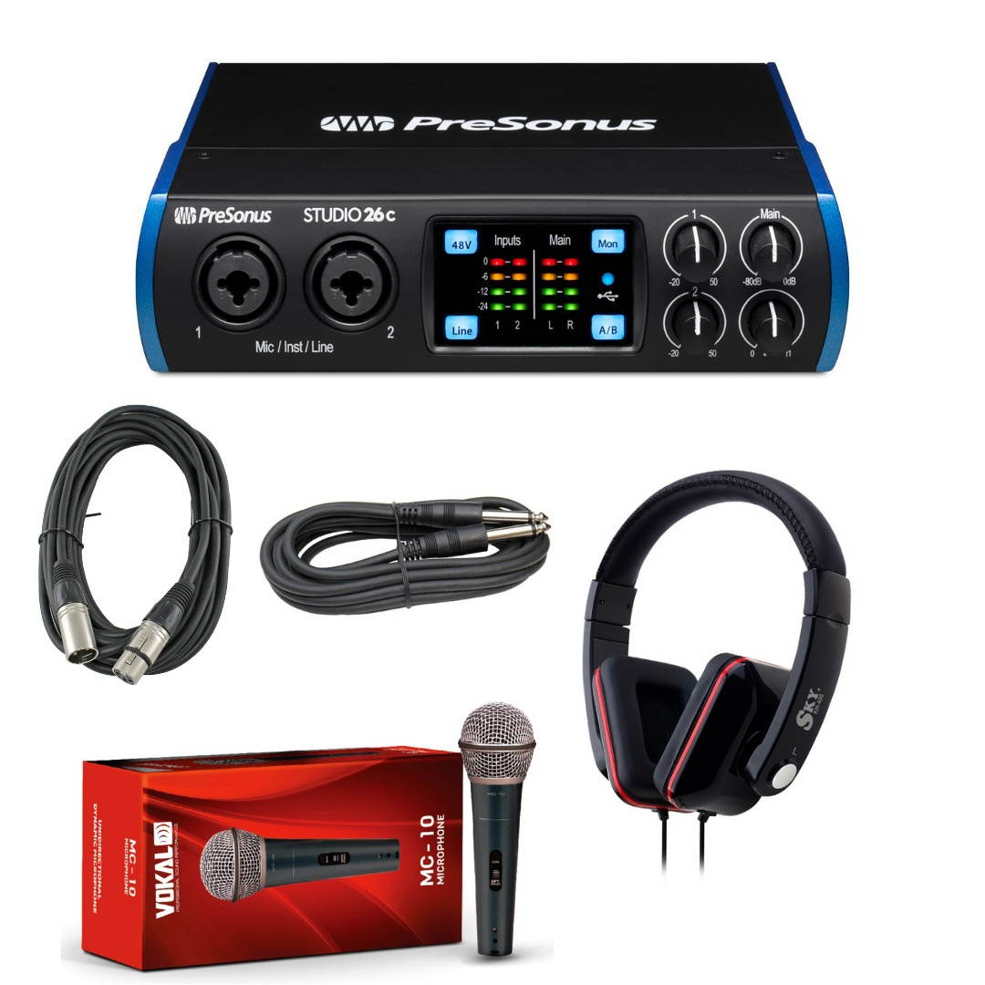 PreSonus STUDIO 26C USB-C 2x4 audio/MIDI interface