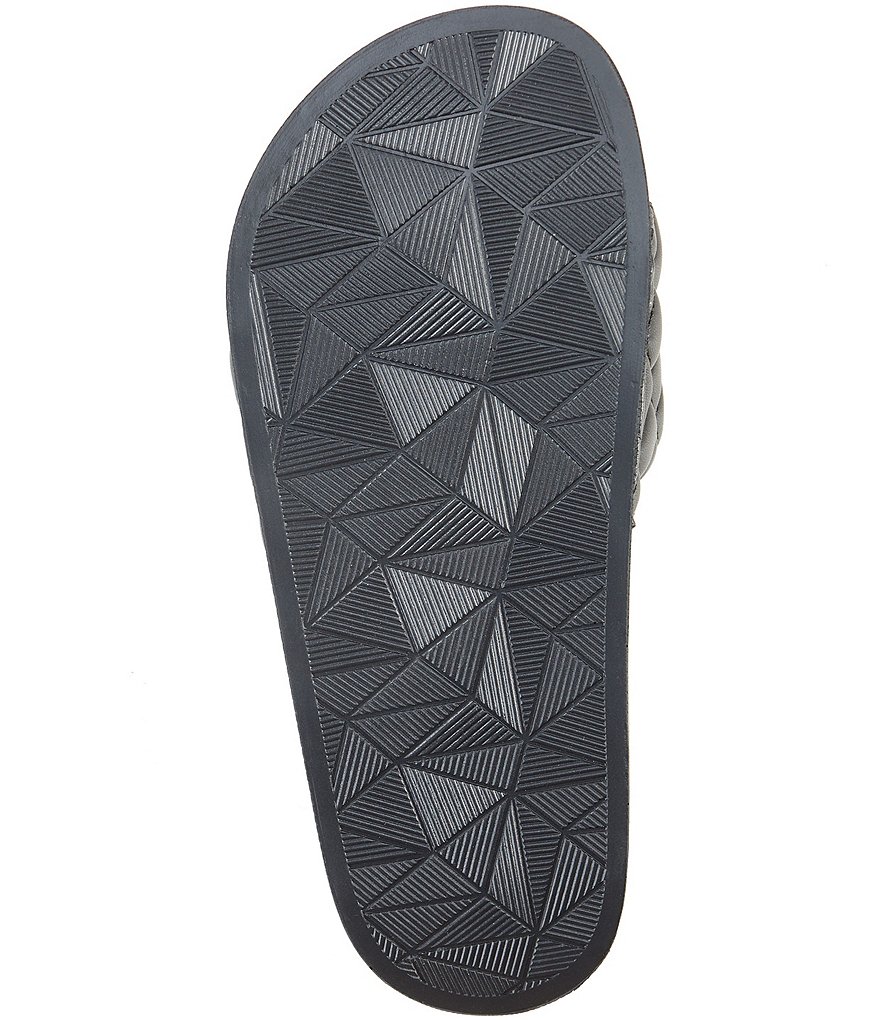 Kurt Geiger London Meena Eagle Head Ornament Quilted Pool Slides