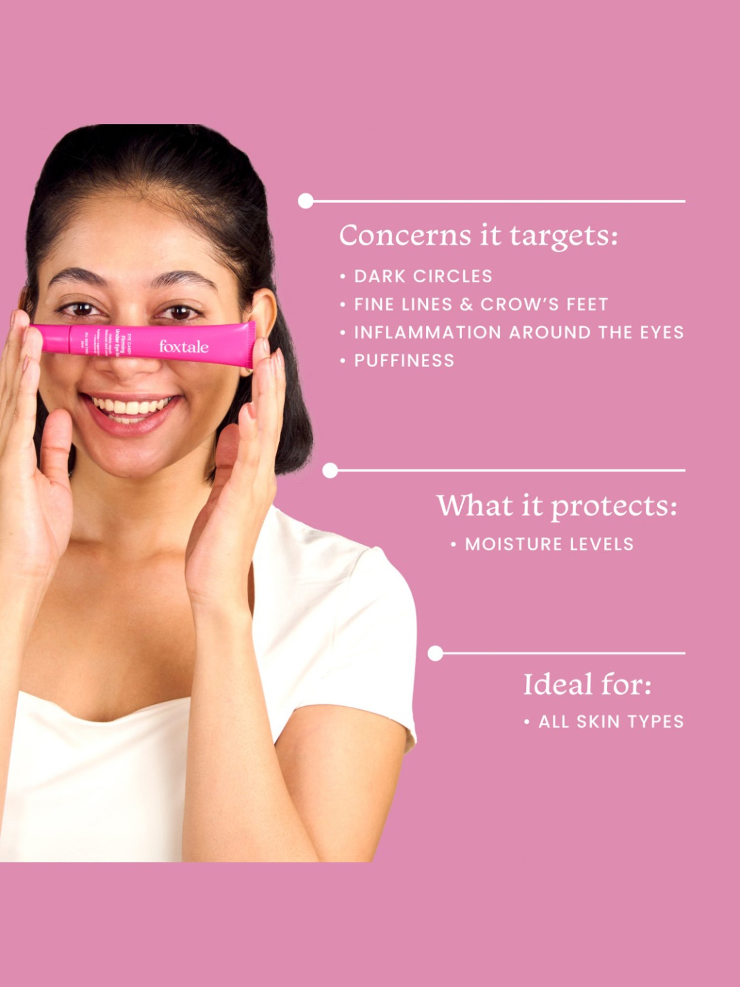 Foxtale Eye Candy Firming Under Eye Gel - 20 ml