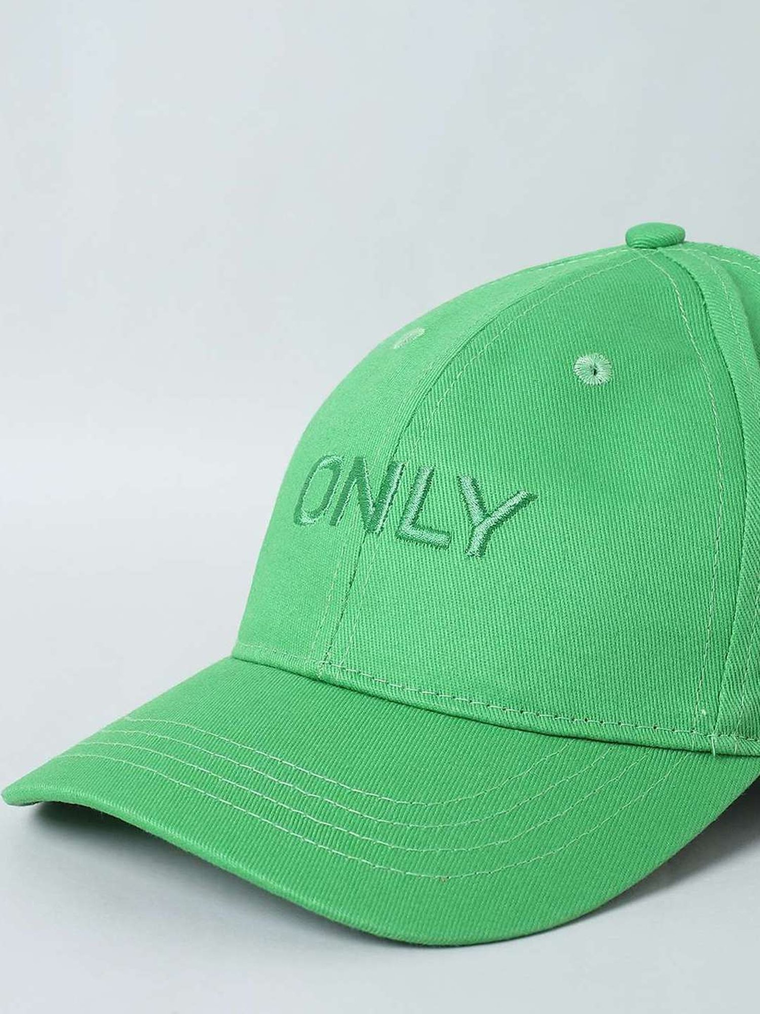 KIDS ONLY Kelly Green Cotton Embroidered Cap