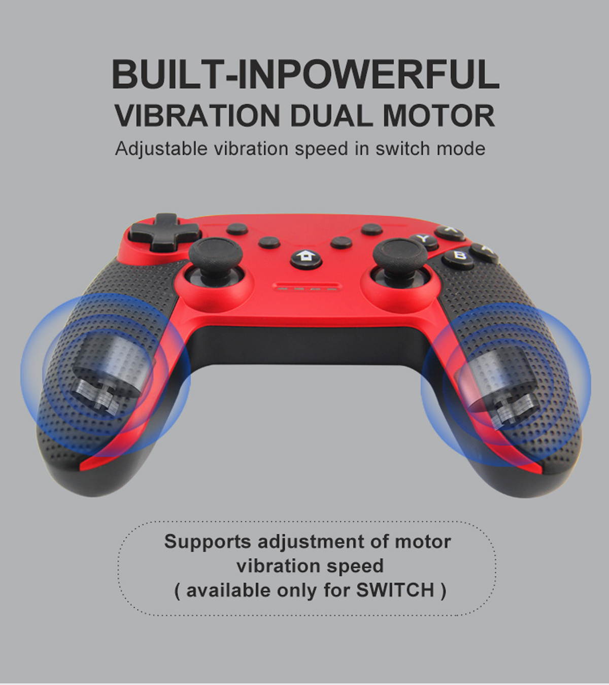 New Wireless Bluetooth Gamepad, Wireless Controller Remote Joystick for Nintendo Switch Console, PS3, PC, IOS13, Supports Gyroscope axis, Turbo and Dual Vibration(black)