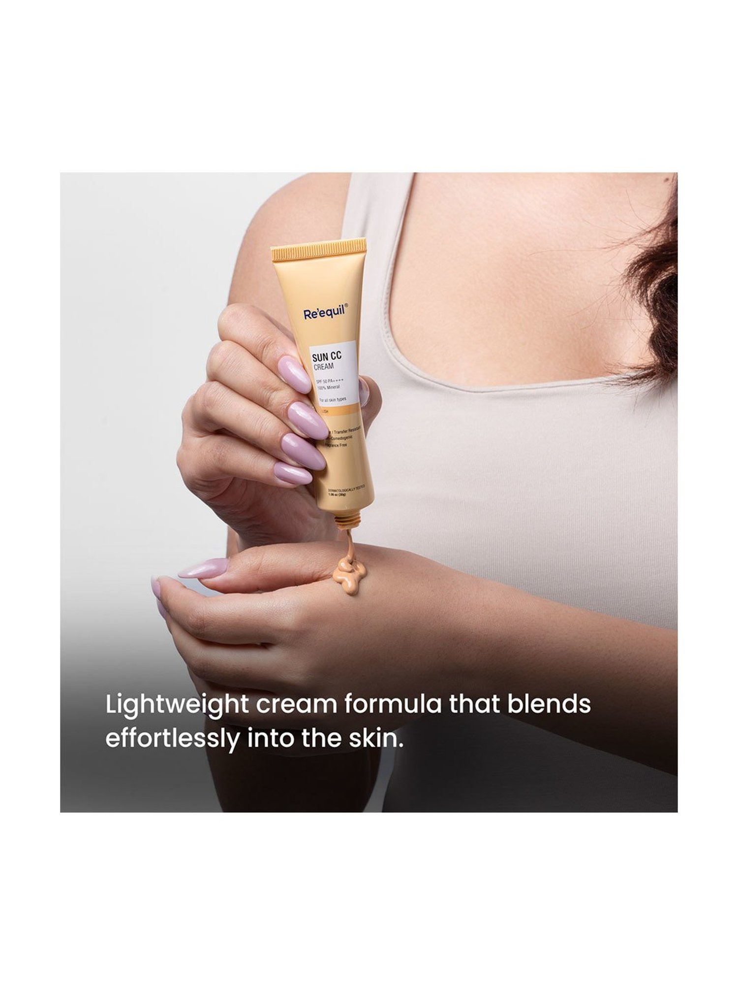 Re&iquest;equil Sun CC Cream SPF 50 PA++++ Charm - 30 gm