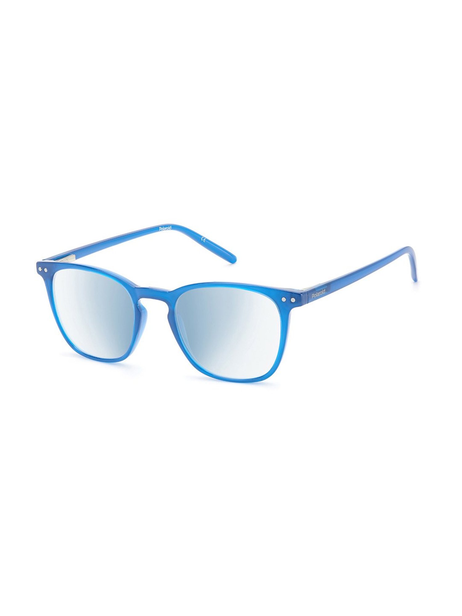 Polaroid Blue Rectangular Unisex Reading Glasses Power: +3.00