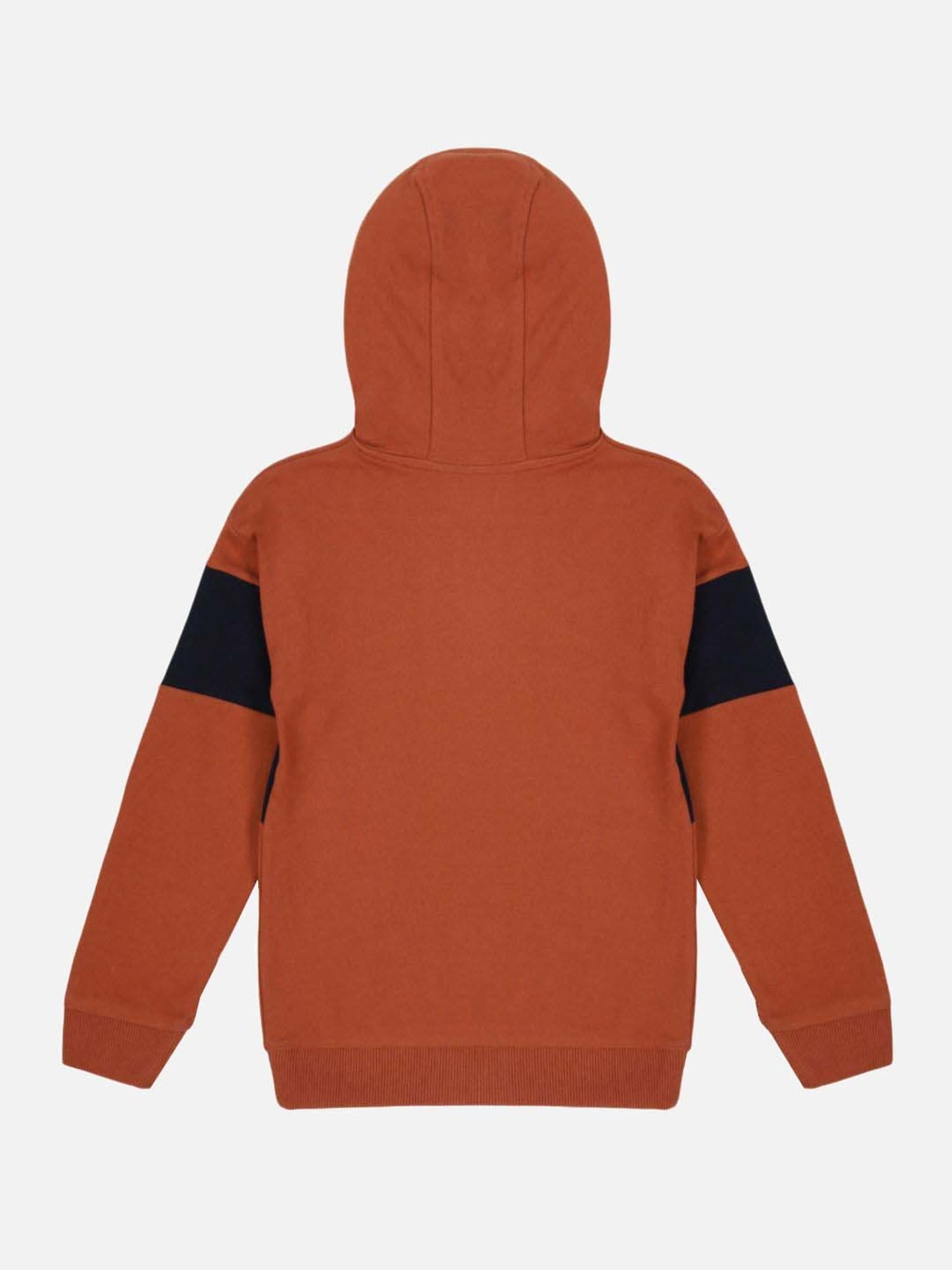 Allen Solly Junior Orange Cotton Regular Fit Full Sleeves Sweatshirt