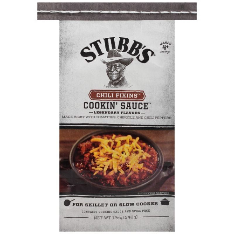 Stubb's Cookin' Sauce Chili Fixins 12oz