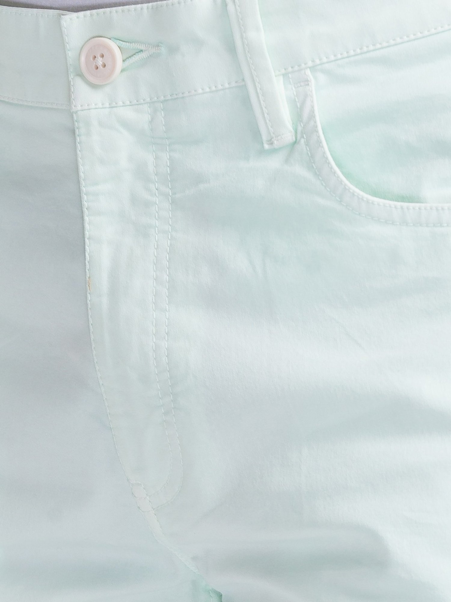 Parx Green Regular Fit Shorts