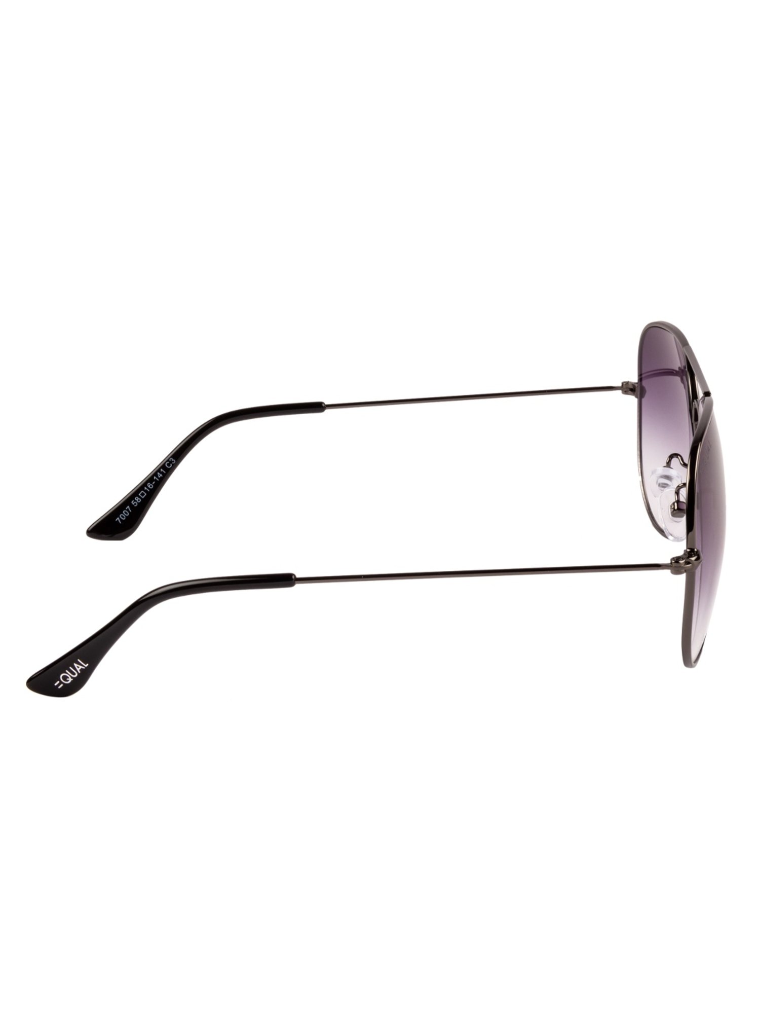 Equal Purple Aviator Unisex Sunglasses
