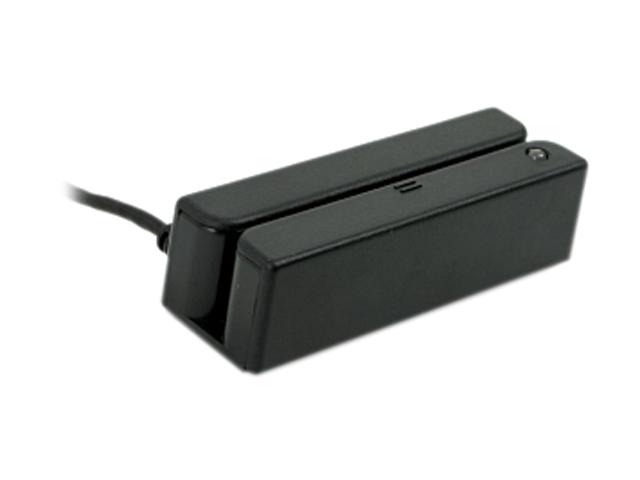 BLACK, WITH DATA EDITING CAPABILITY, MAGNETIC STRIPE READER, USB WITH RS232 EMUL
