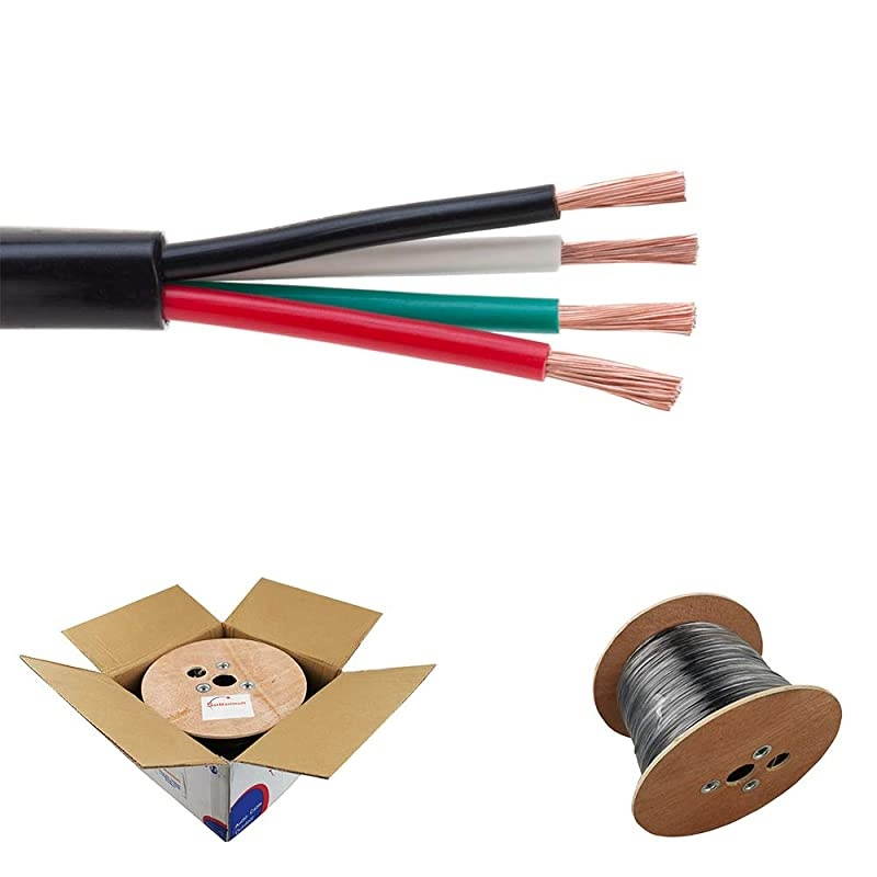 Outdoor Speaker Cable 16 AWG Direct Burial UV Protection Rated Audio Water Proof Wire 500 Feet 164