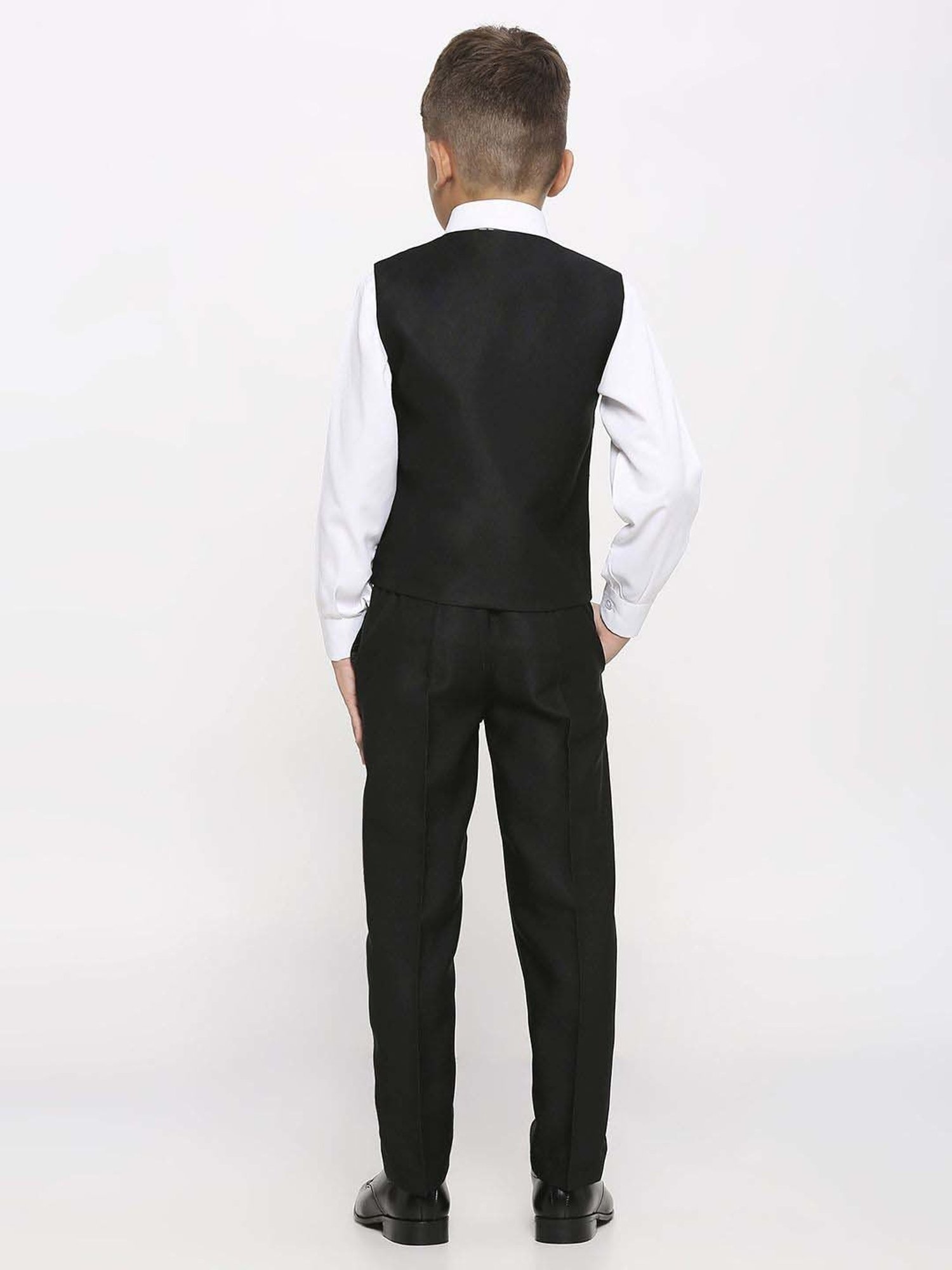 Blue Giraffe Kids Black & Pink Regular Fit Shirt Set