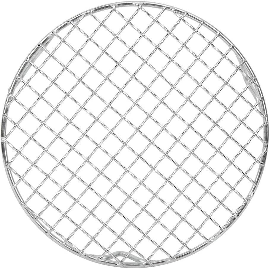 SOONHUA Multipurpose Stainless Steel Baking Wire 18Cm Mesh Grill BBQ Net for Outdoor Camping Barbecue Barbecue Steaming Rack Fryer