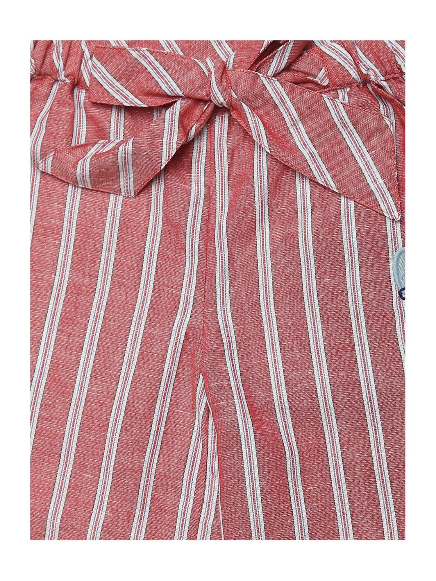 METTLE Girls Navy Solid Joggers