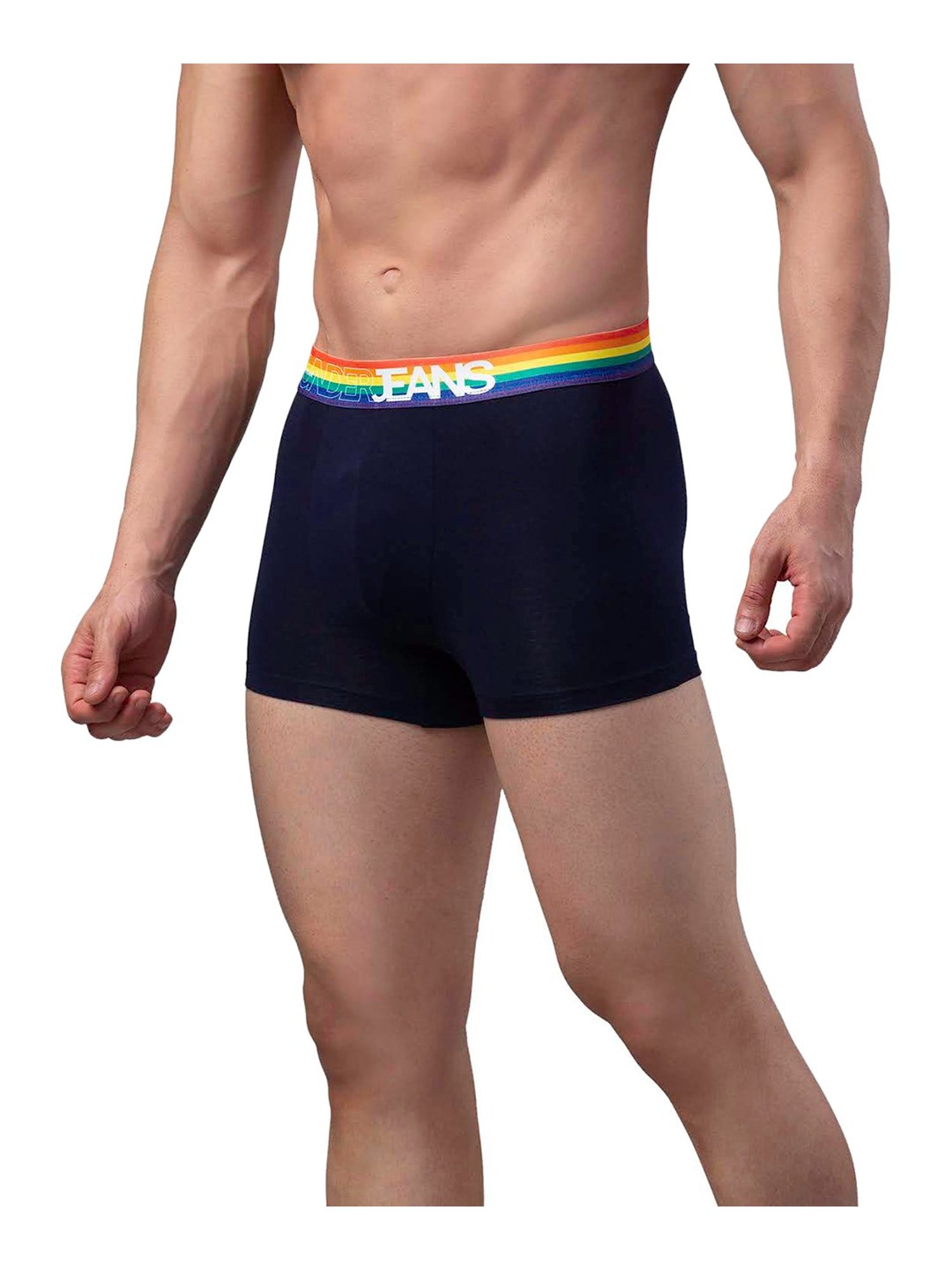 UnderJeans by Spykar Navy Trunks