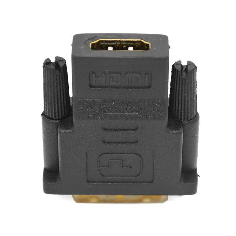 DVI 24+1 & 24+5 Male to HDMI Female Converter HDMI To DVI Adapter Support 1080P For HDTV Projector DVI-D Gold Plated Adapter