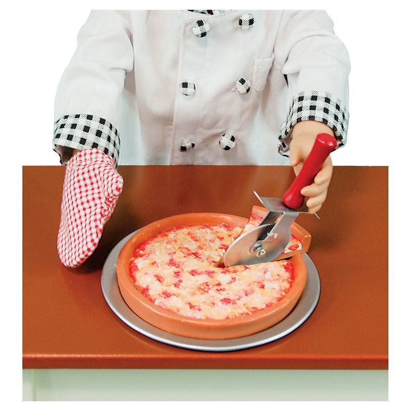 The Queen's Treasures 18" Doll Food Kitchen Accessories, Cheeze Pizza With Cut Out Slice & Real Pizza Box