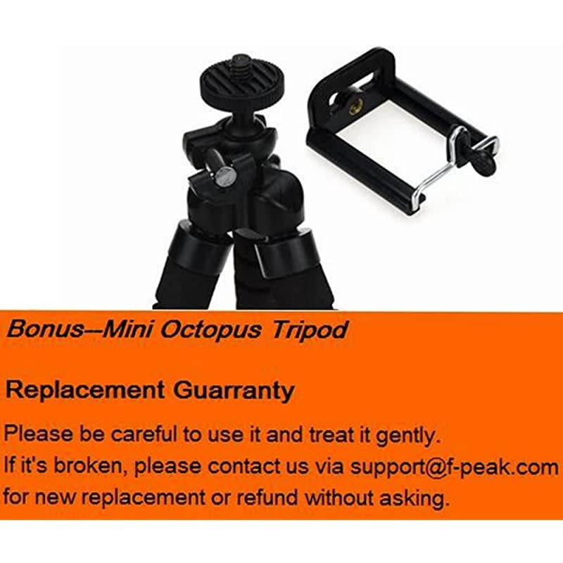 Lapel Microphone Clip On Omnidirectional Condenser Mic with Flexible Aluminum Phone Tripod For Apple iPhone Android Samsung and Smartphones