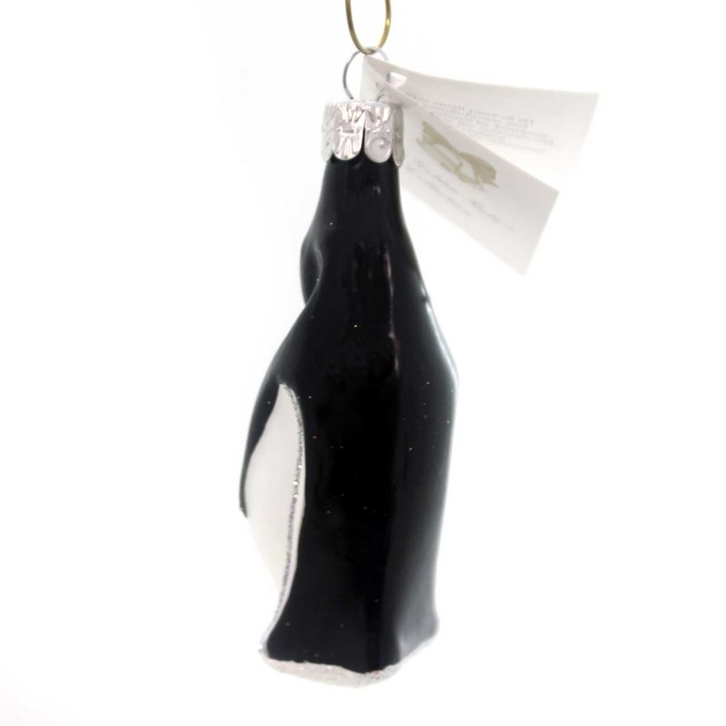 Golden Bell Collection 3.75" Penguin W/ Baby Ornament Czech Republic  -  Tree Ornaments