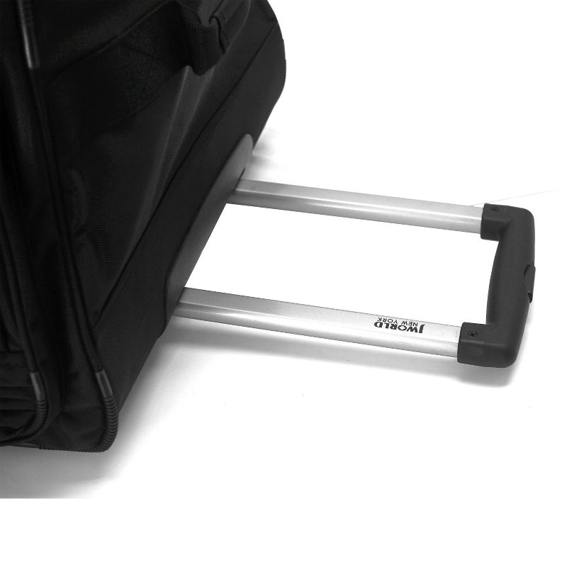 J World Brighton Rolling Duffel Bag - Black