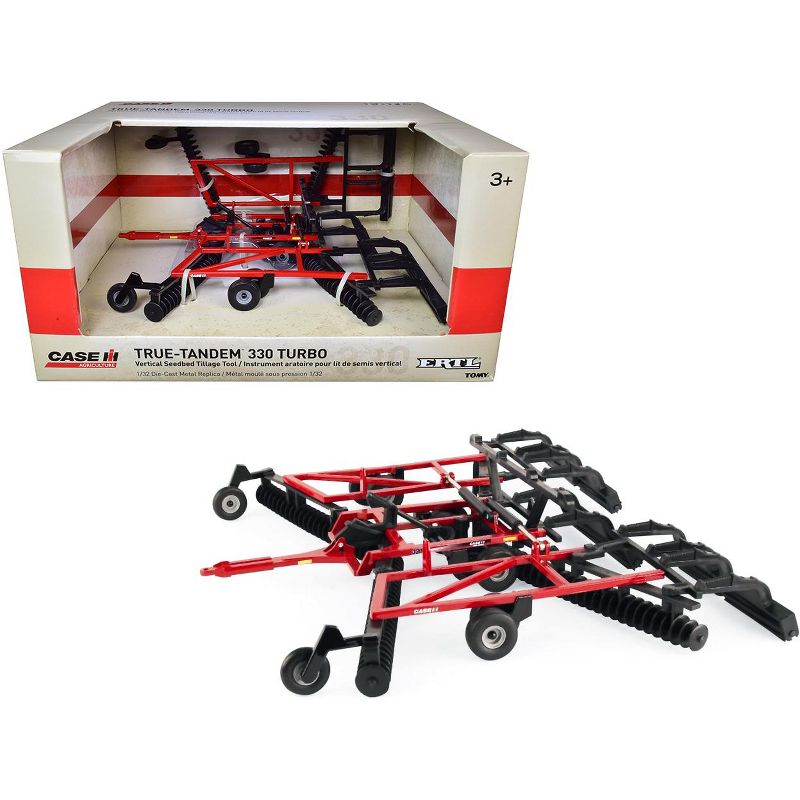 Case IH True-Tandem 330 Turbo Vertical Seedbed Tillage Disc with Folding Wings "Case IH Agriculture" 1/32 Diecast by ERTL TOMY