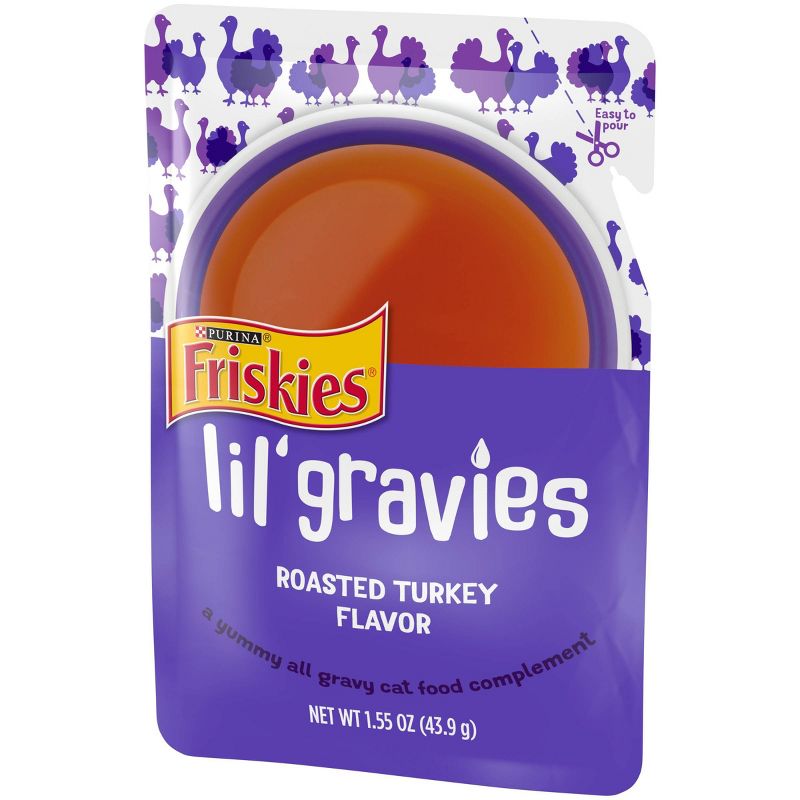 Friskies Gravies Roasted Turkey Flavor Wet Cat Food - 1.92oz