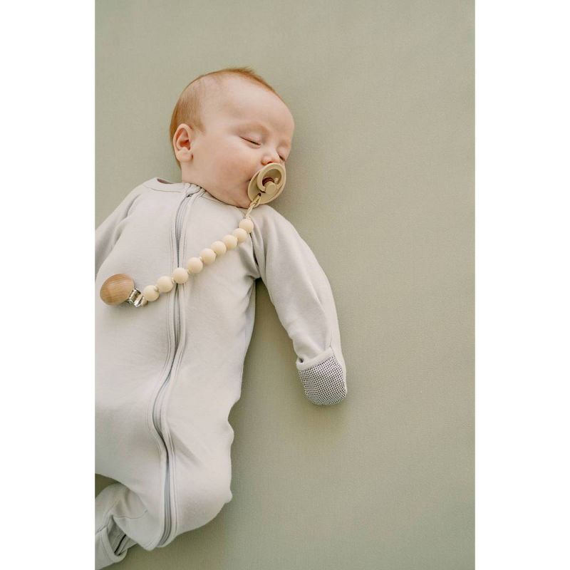 Goumi Baby Organic Botanical Garden Fitted Sheet Set - Moss - 2pc