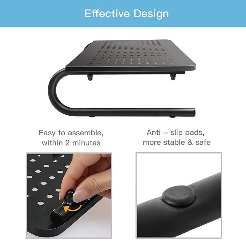 Stand Riser with Vented Metal for Computer Laptop Desk Printer with 145 Platform 4 Inch Height