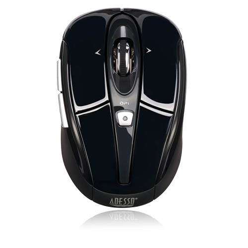 2.4 GHz Wireless Programmable Nano Mouse Black 6 Buttons Tilt Wheel USB RF Wireless Optical 1600 dpi Mouse