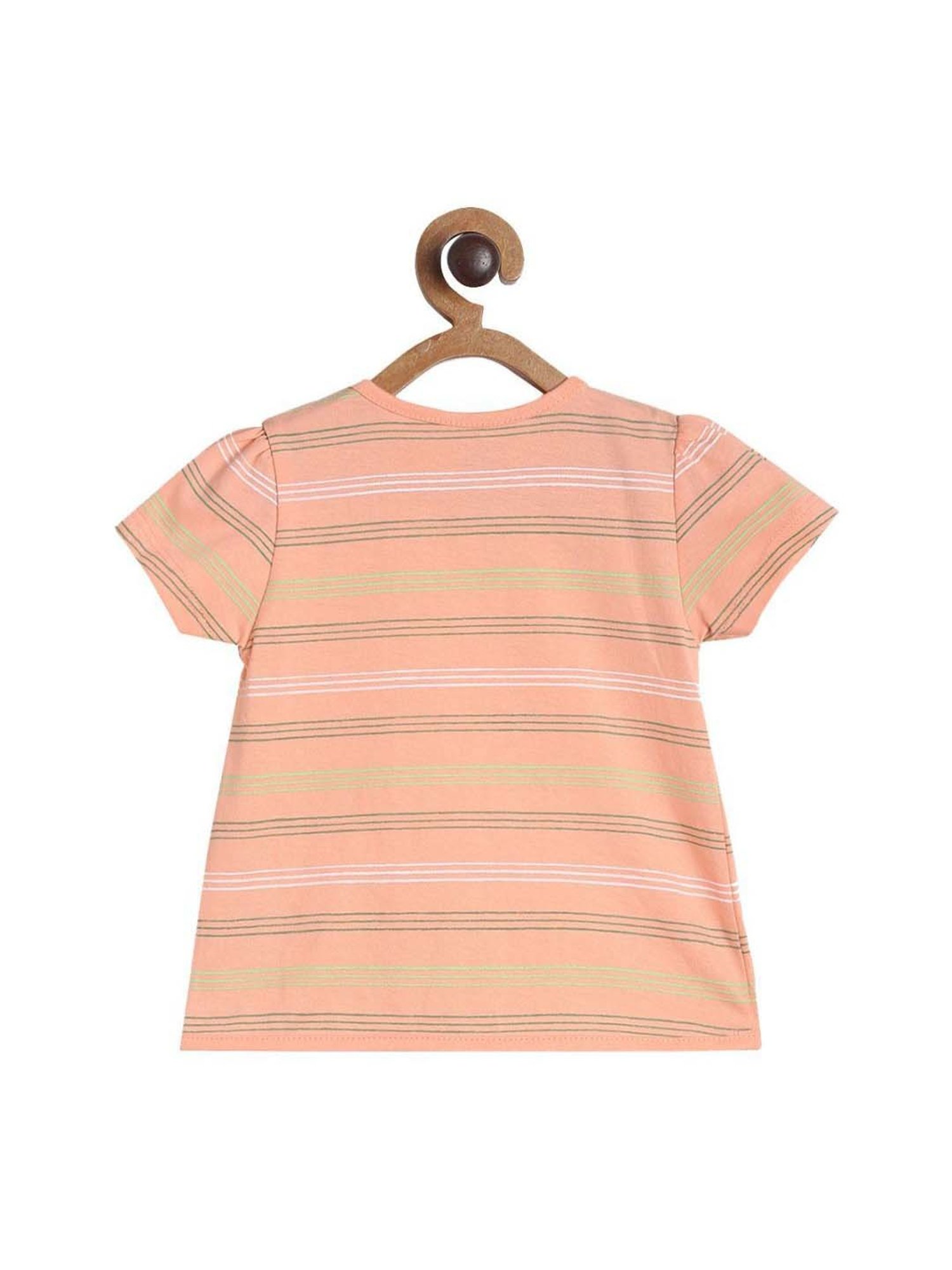 MINIKLUB Kids Multicolor Cotton Printed Top (Pack of 3)