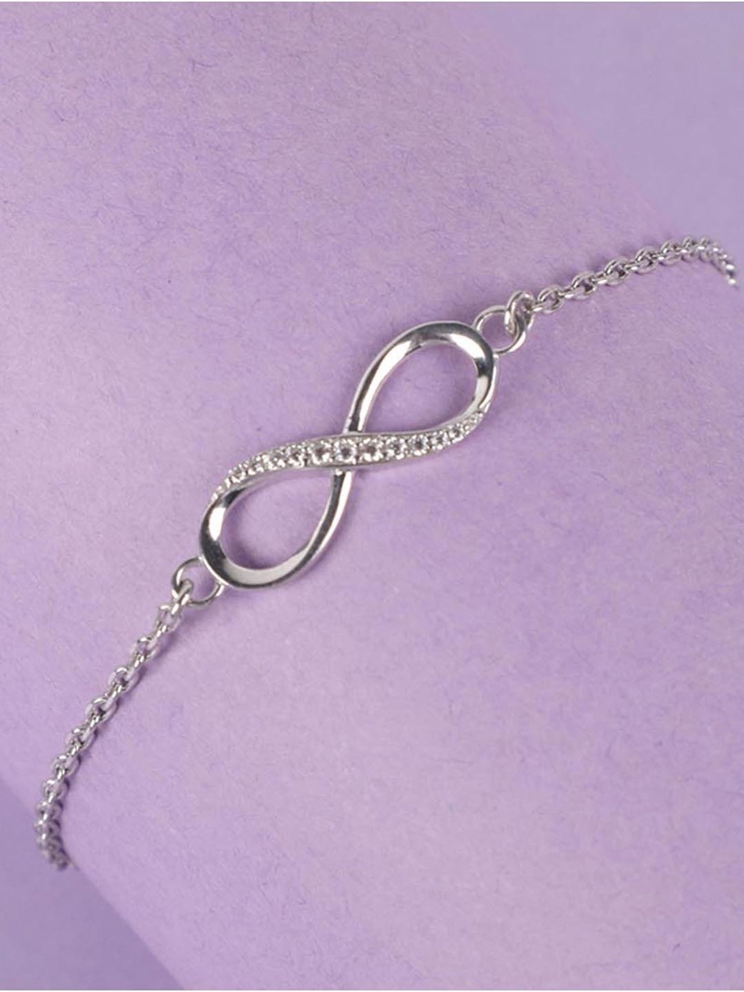 Clara 92.5 Sterling Silver Swarovski Zirconia Bracelet