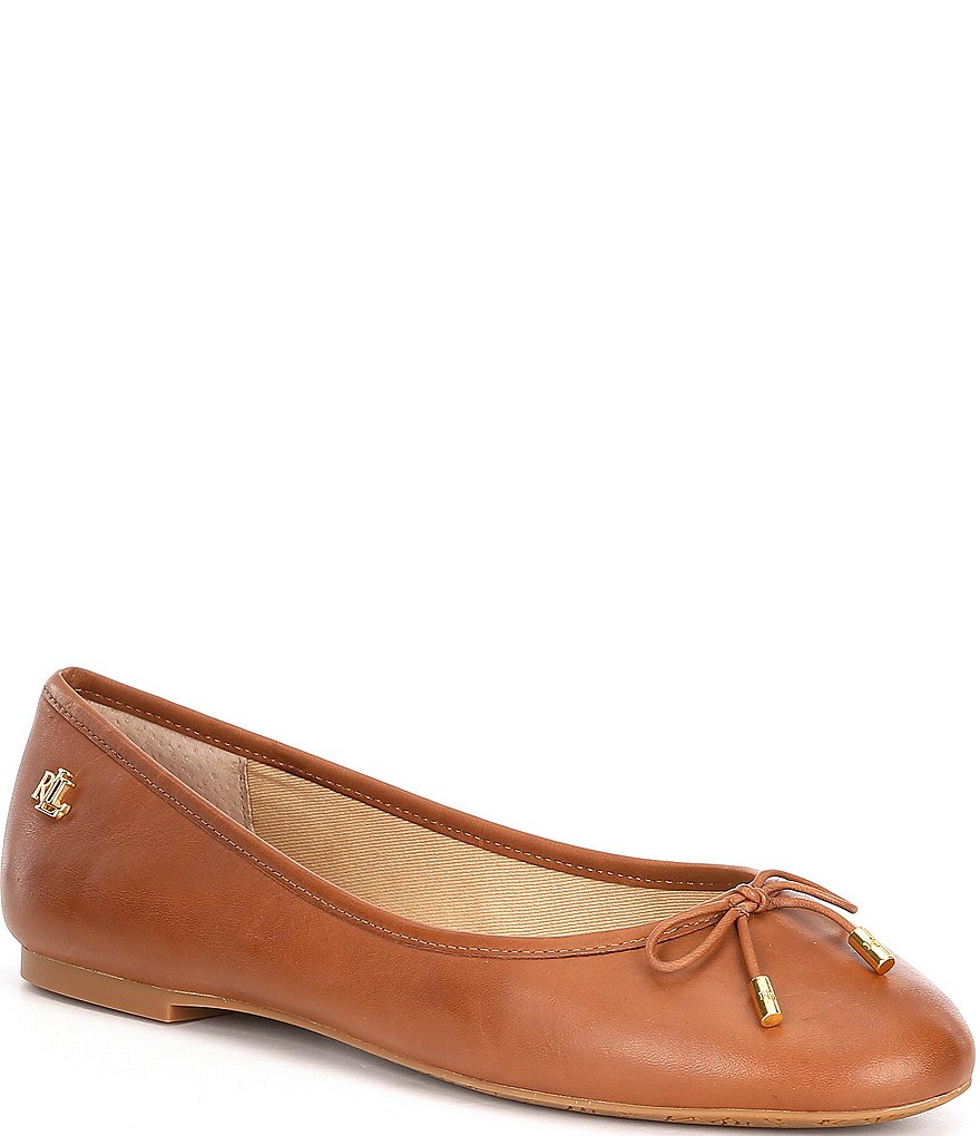 Lauren Ralph Lauren Jayna Bow Detail Flats