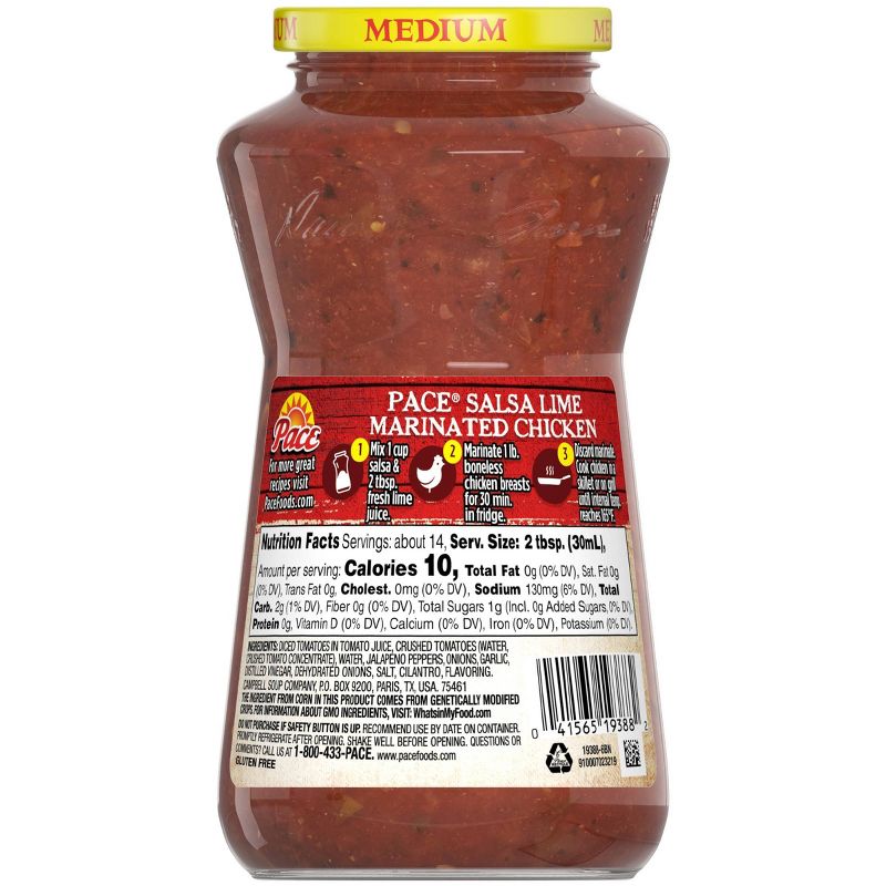 Pace Restaurant Style Original Recipe Salsa 16oz