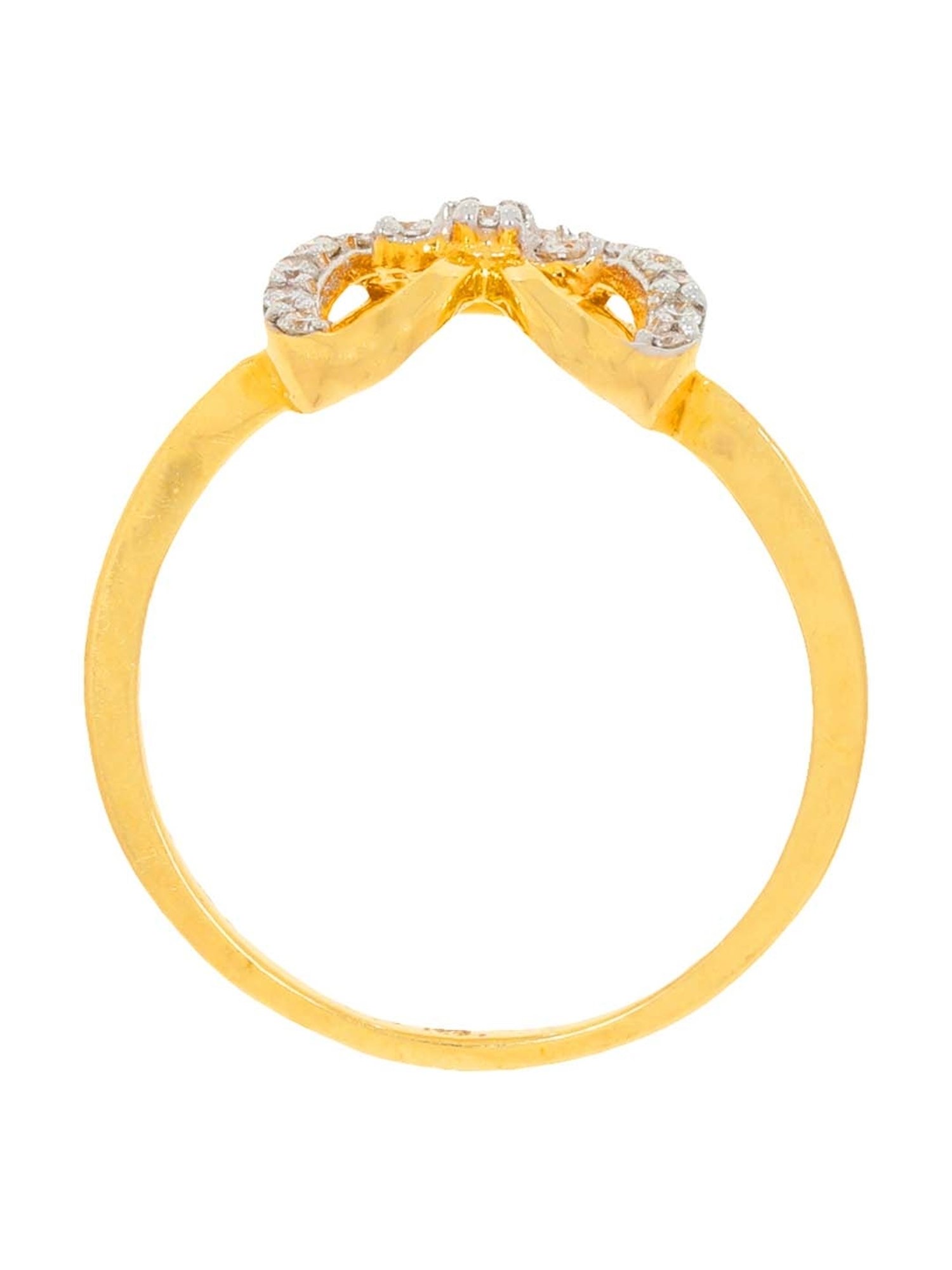 Waman Hari Pethe Jewellers 18k Gold & Diamond Ring for Women