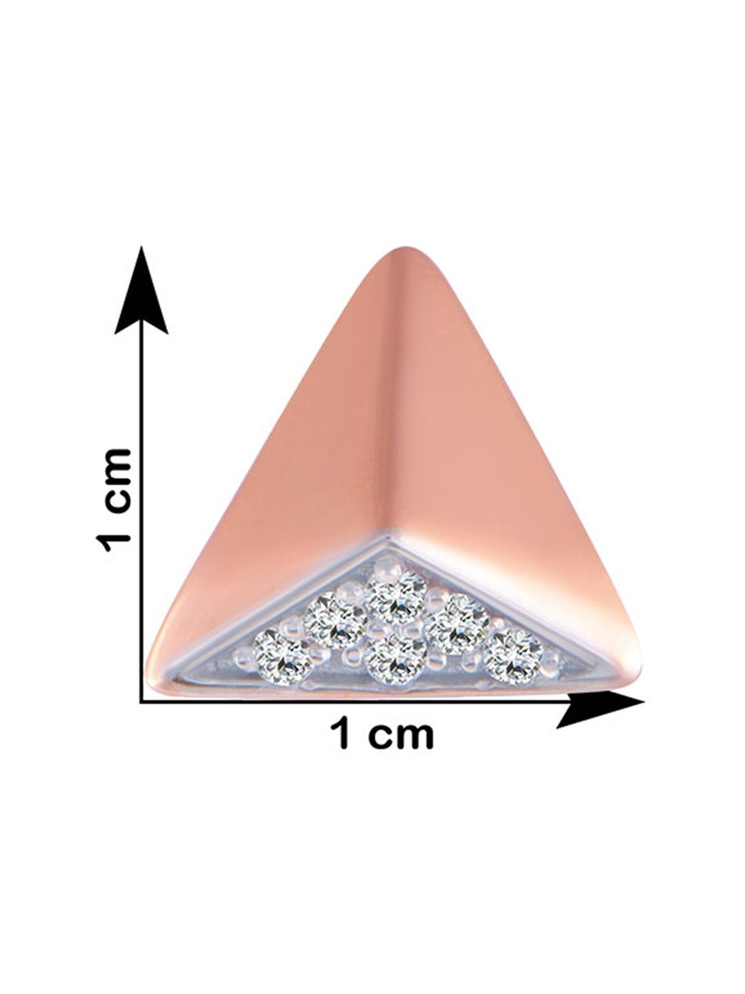 P.C. Chandra Jewellers 18 kt Gold & Diamond Earrings