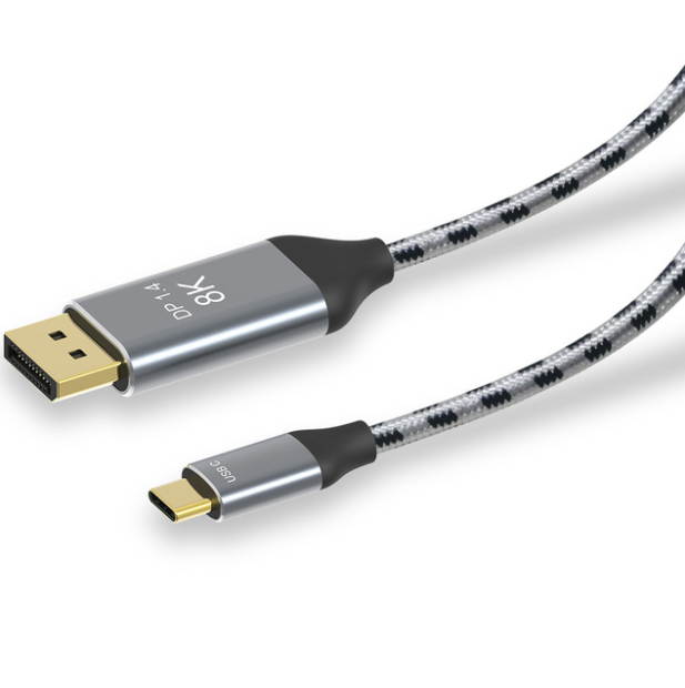USB C TO DP cable, USB-C Type c to DisplayPort cable 6FT 8K HD cable