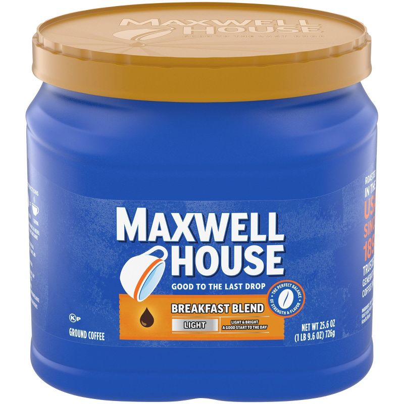 Maxwell House Breakfast Blend Light Roast Ground Coffee - 29.3oz