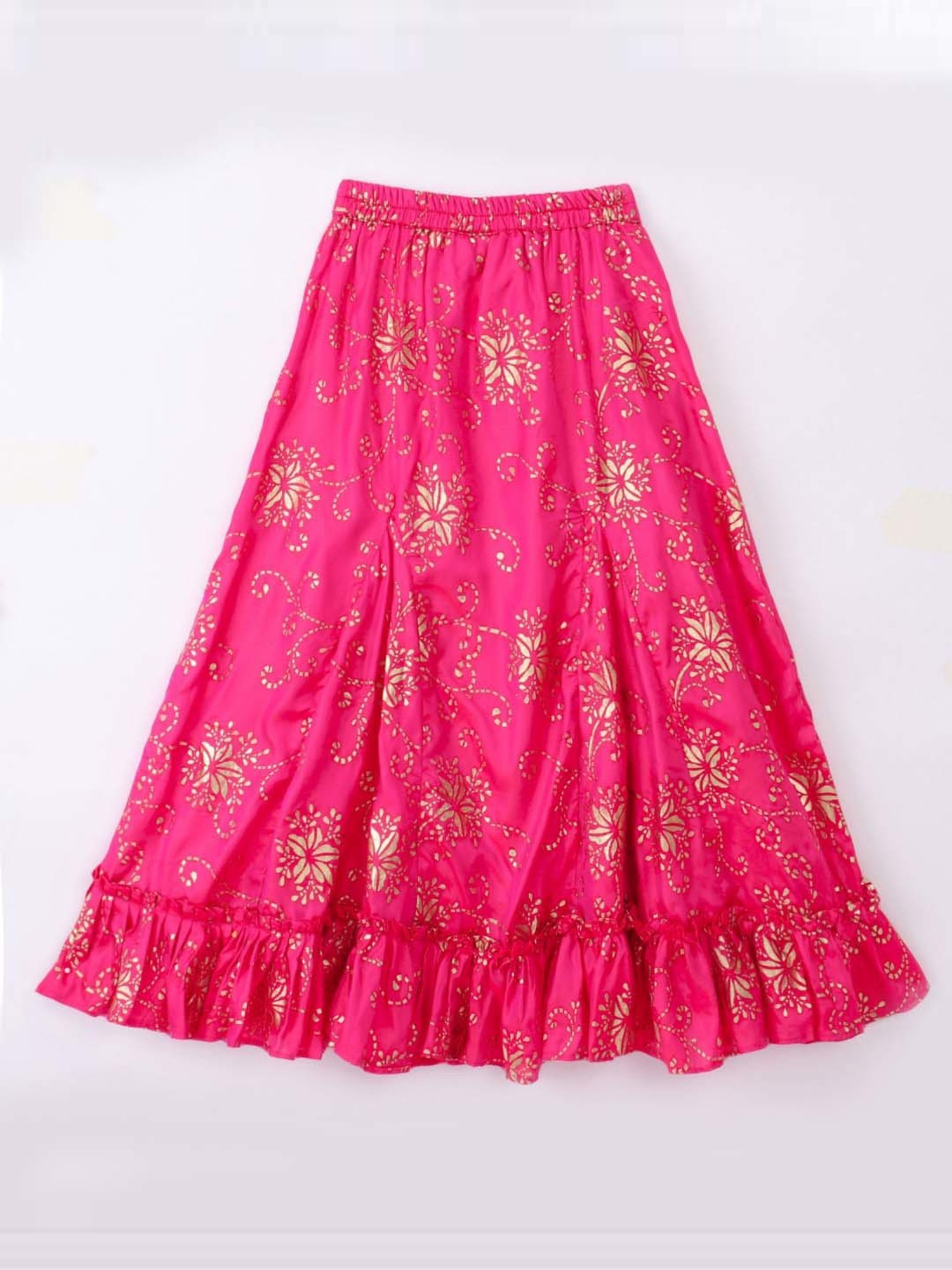 TWISHA Kids Blue & Pink Embroidered Top Set